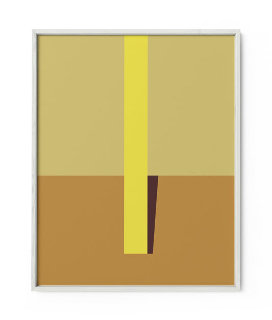 Geo Stripe Art Print XVIII