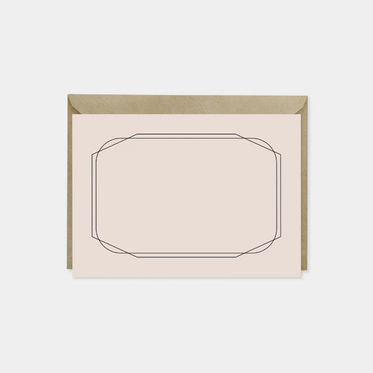 Geowire Rounded Border Note Cards