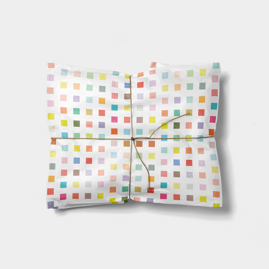 Colorful Grid Gift Wrap