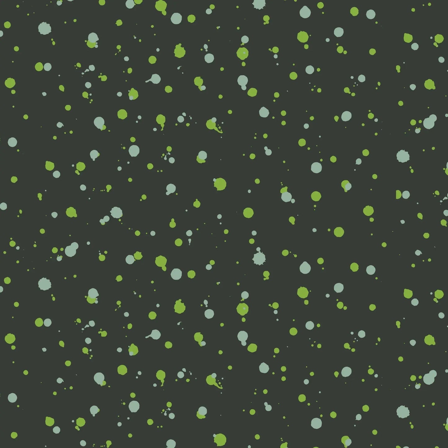 Green Ink Splot Gift Wrap