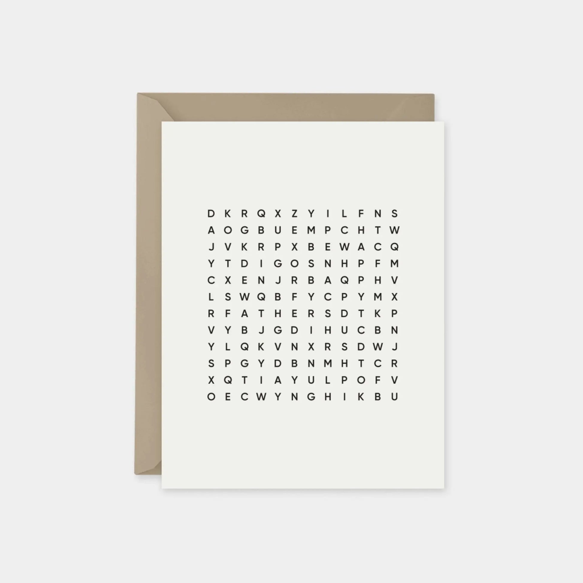 Happy Father's Day Word Search Card III