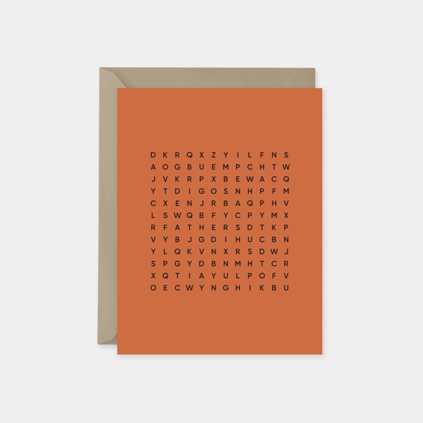 Happy Father's Day Word Search Card