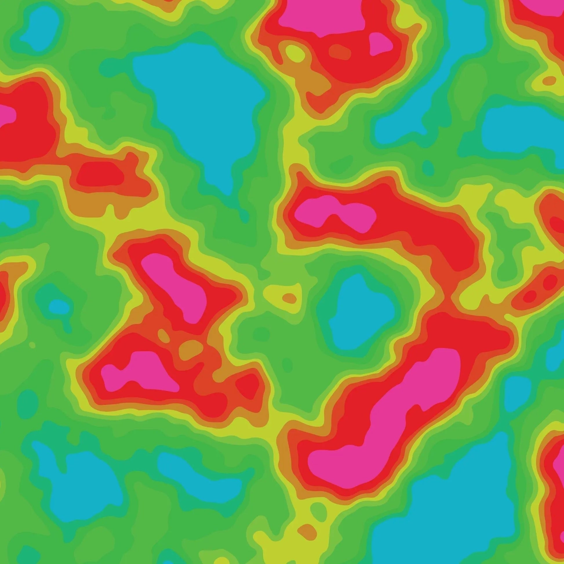 Heat Map Gift Wrap II