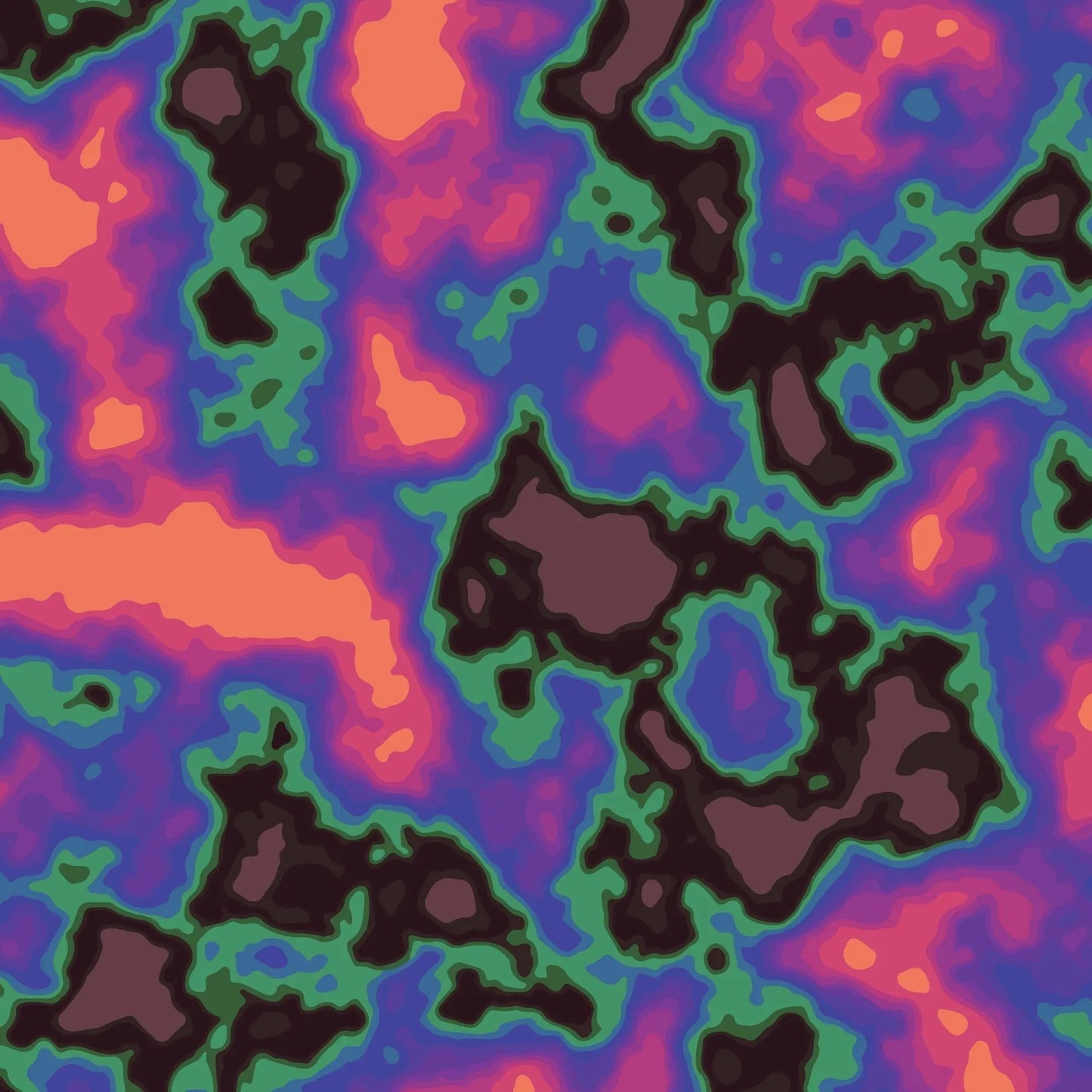 Heat Map Gift Wrap IX