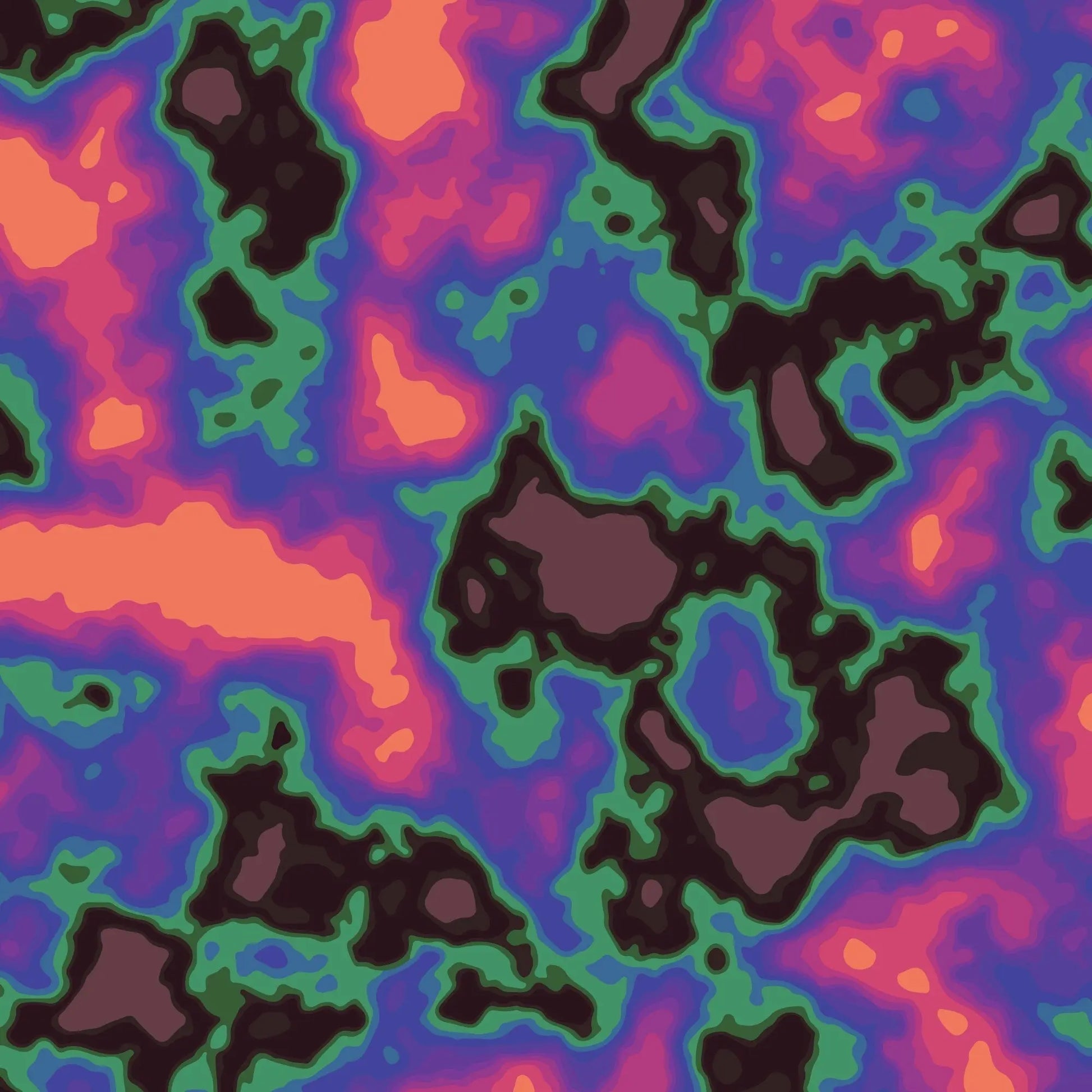 Heat Map Gift Wrap IX