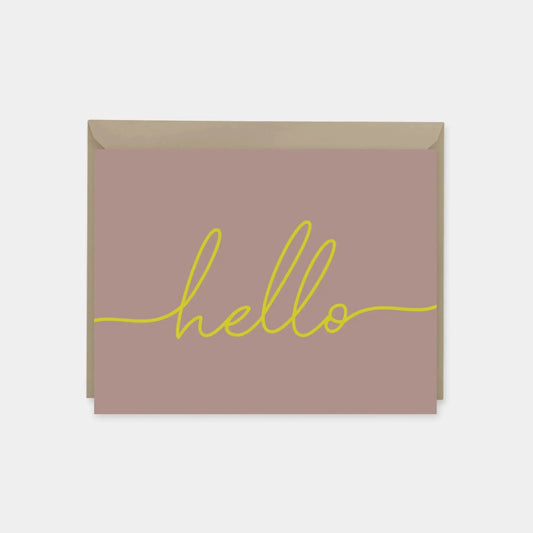 "Hello" Greeting Card II