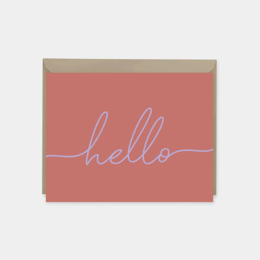 "Hello" Greeting Card