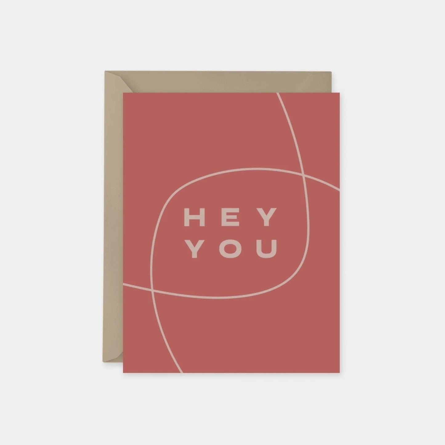 "Hey You" Modern Friendship Card III
