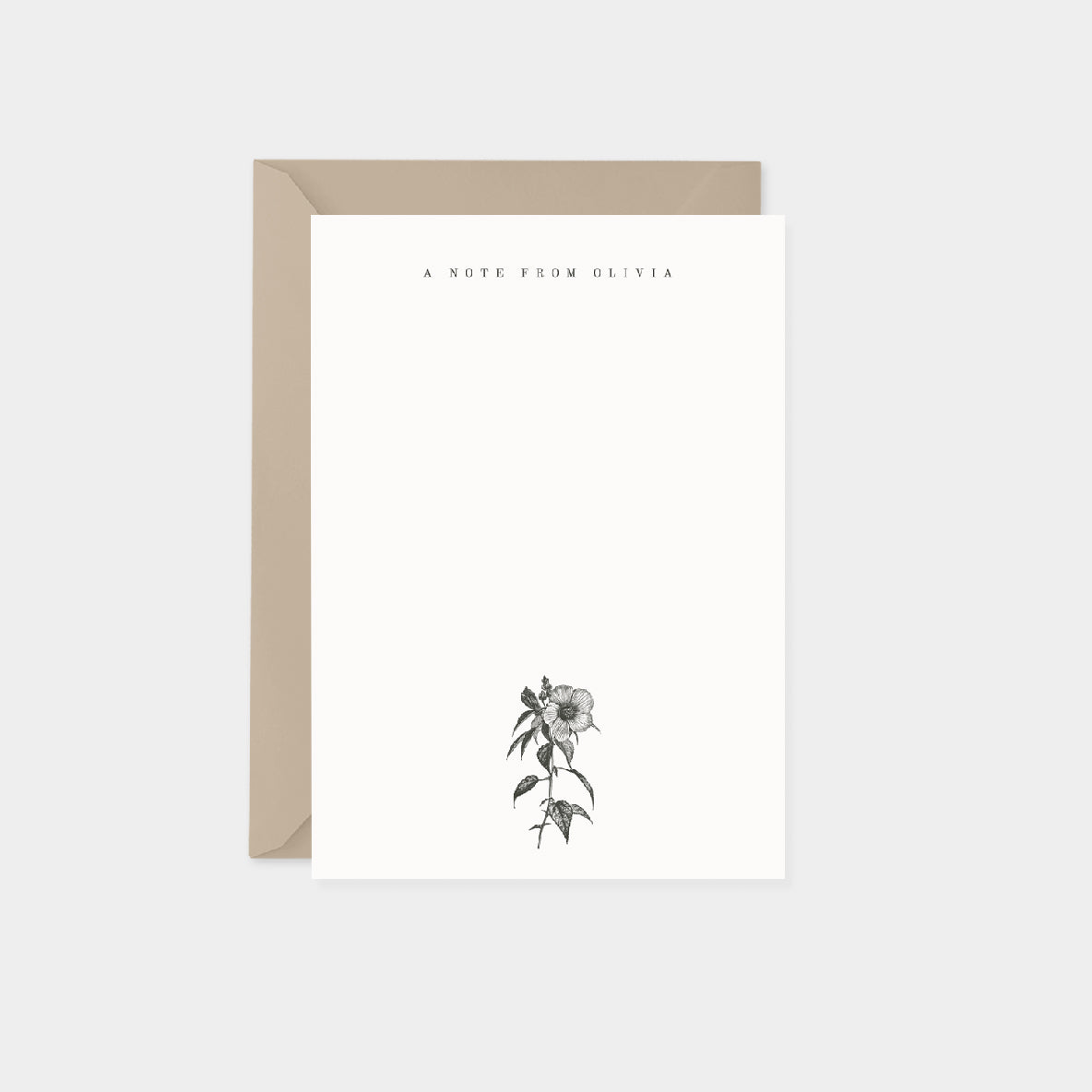 Hibiscus Botanical Note Cards