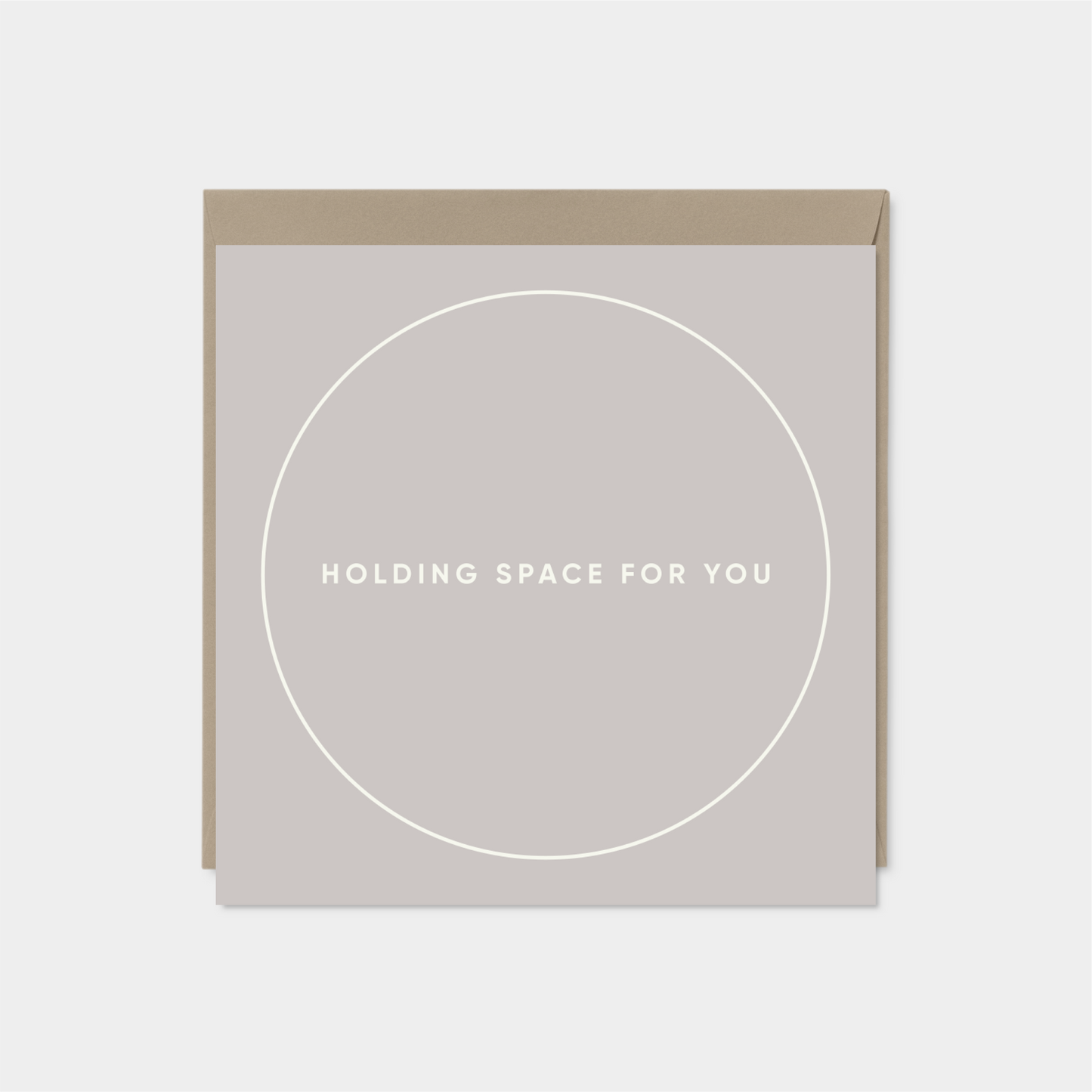 "Holding Space For You" Square Card II