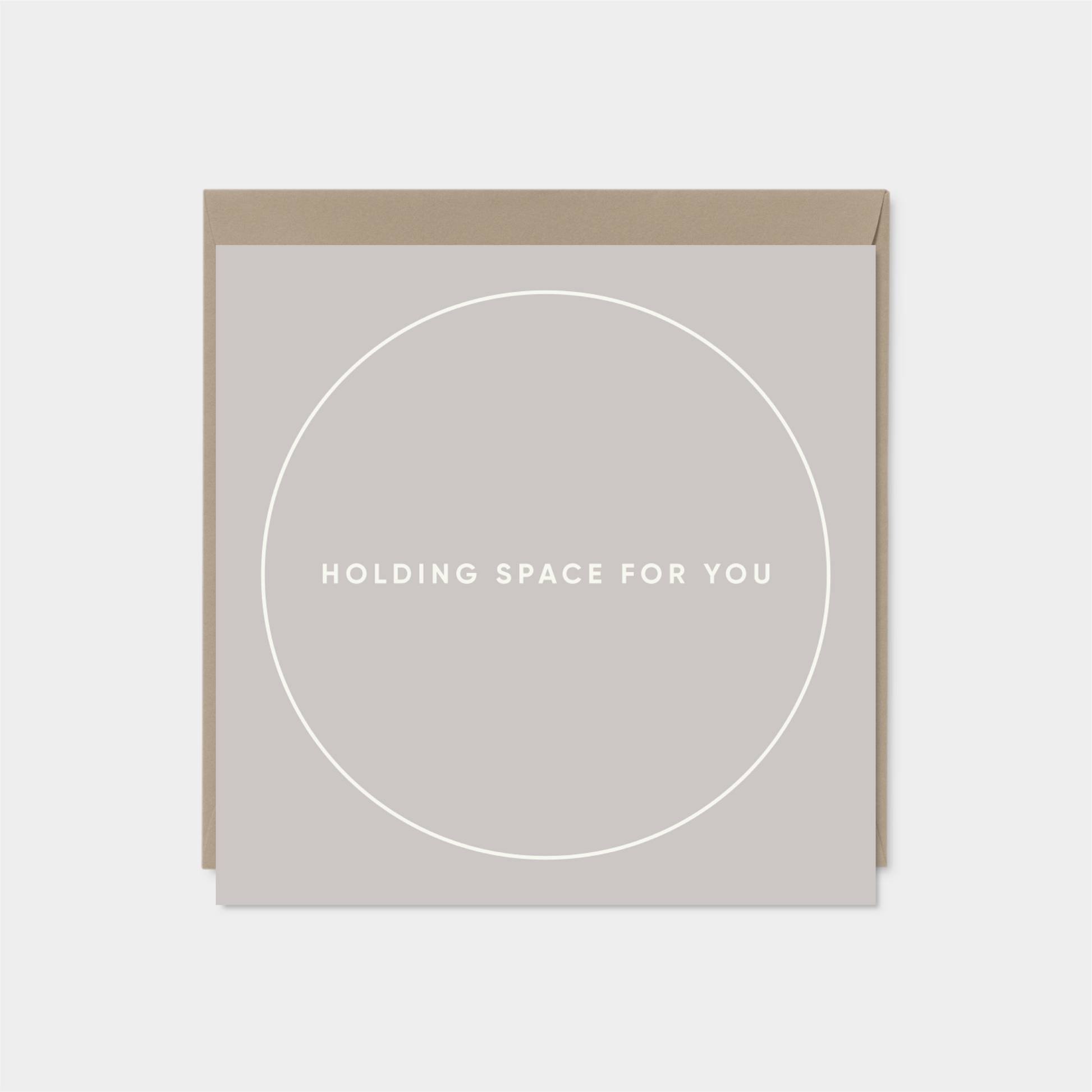 "Holding Space For You" Square Card II