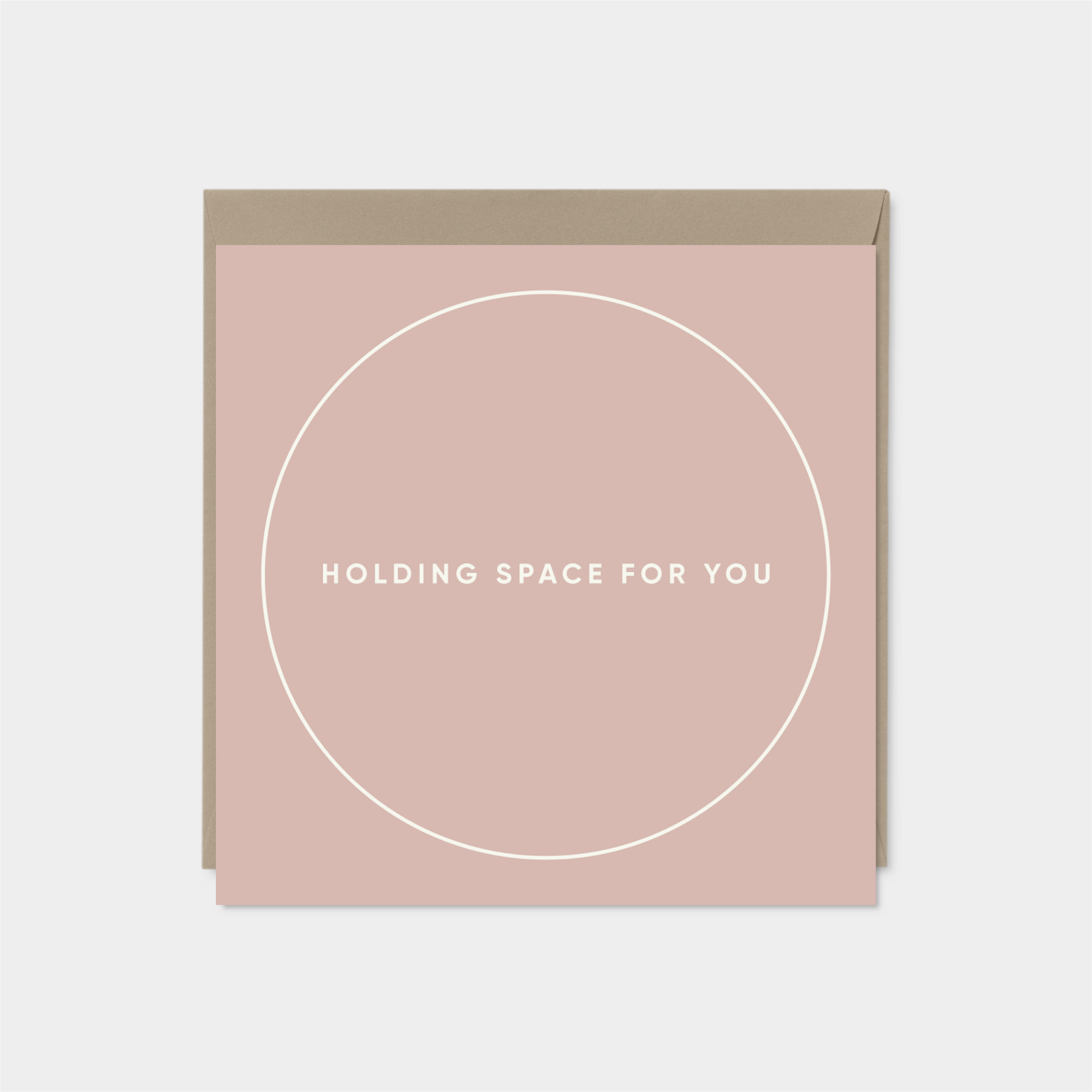 "Holding Space For You" Square Card IV