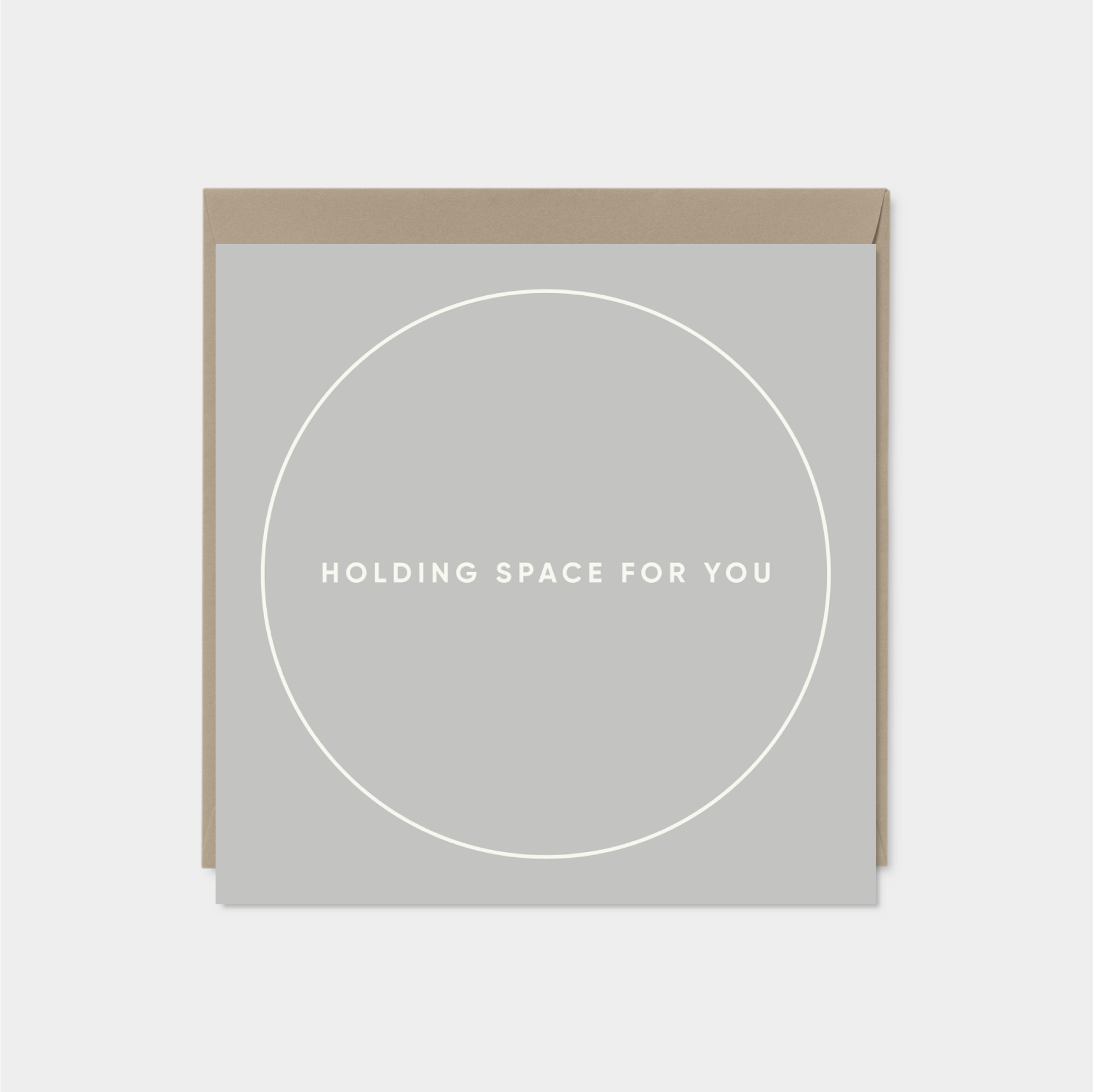 "Holding Space For You" Square Card VI