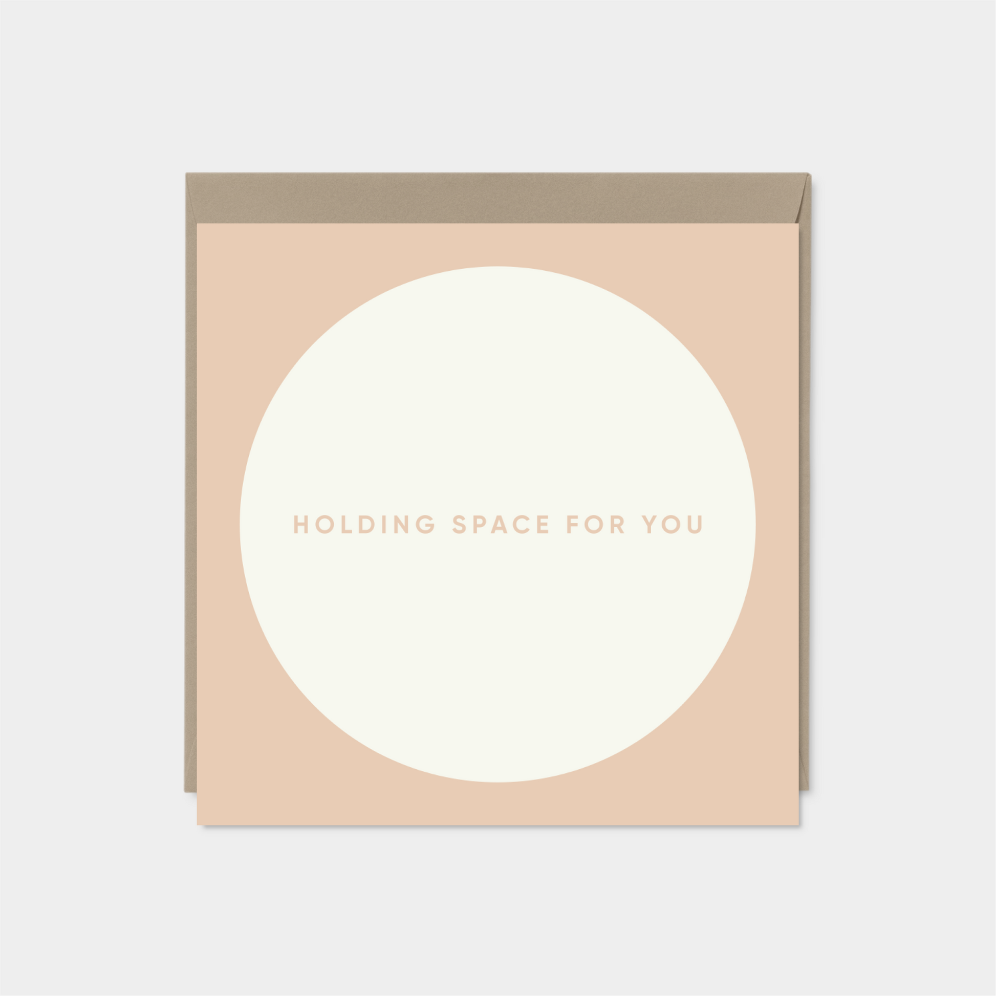 "Holding Space For You" Square Card VII
