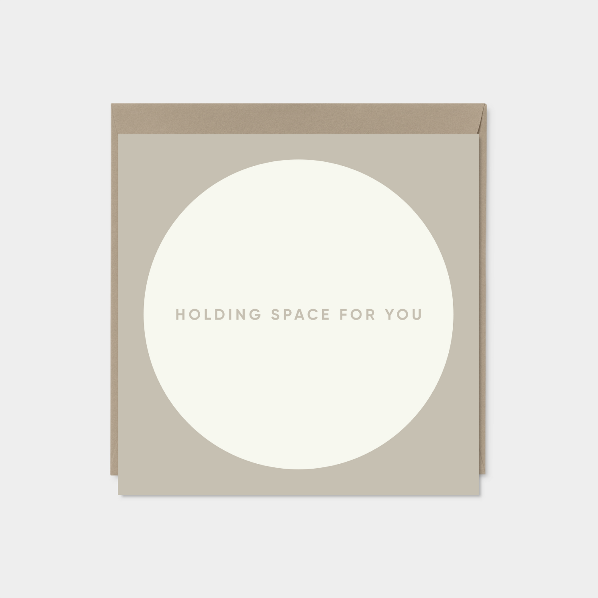 "Holding Space For You" Square Card XIII