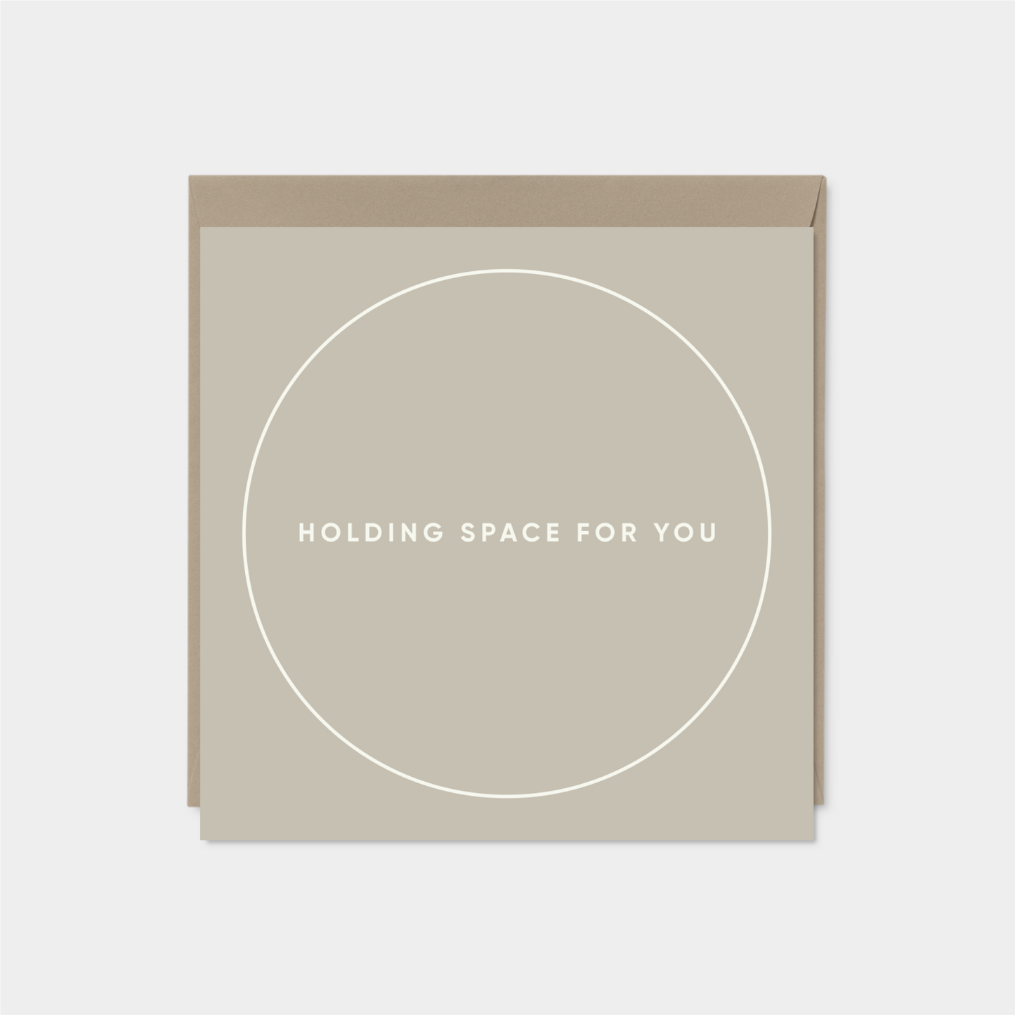 "Holding Space For You" Square Card XIV