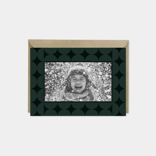 Holiday Photo Card, Elegant Art Deco