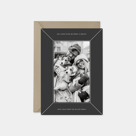 Holiday Photo Card, Minimal Elegant