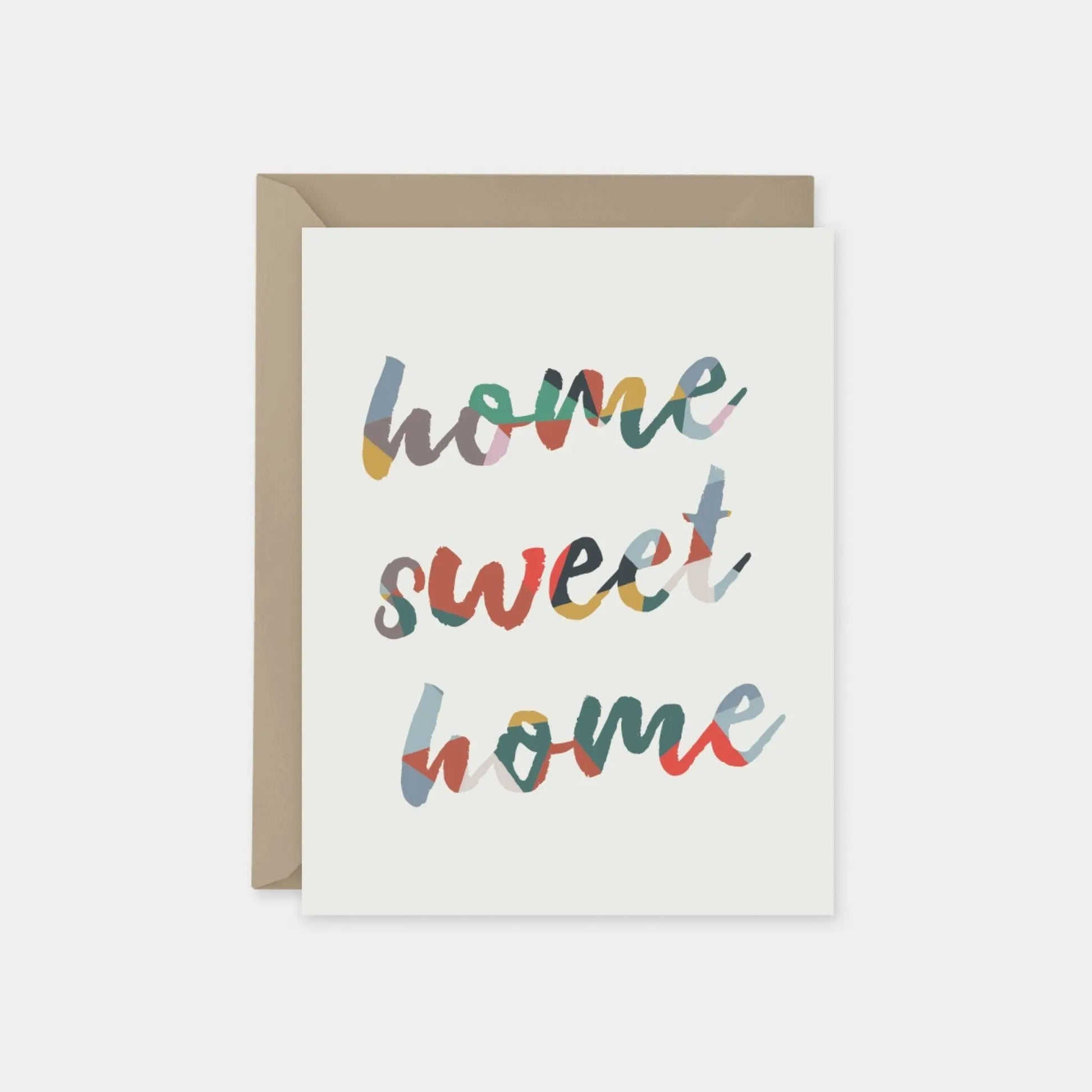 "Home Sweet Home" Patchwork Card