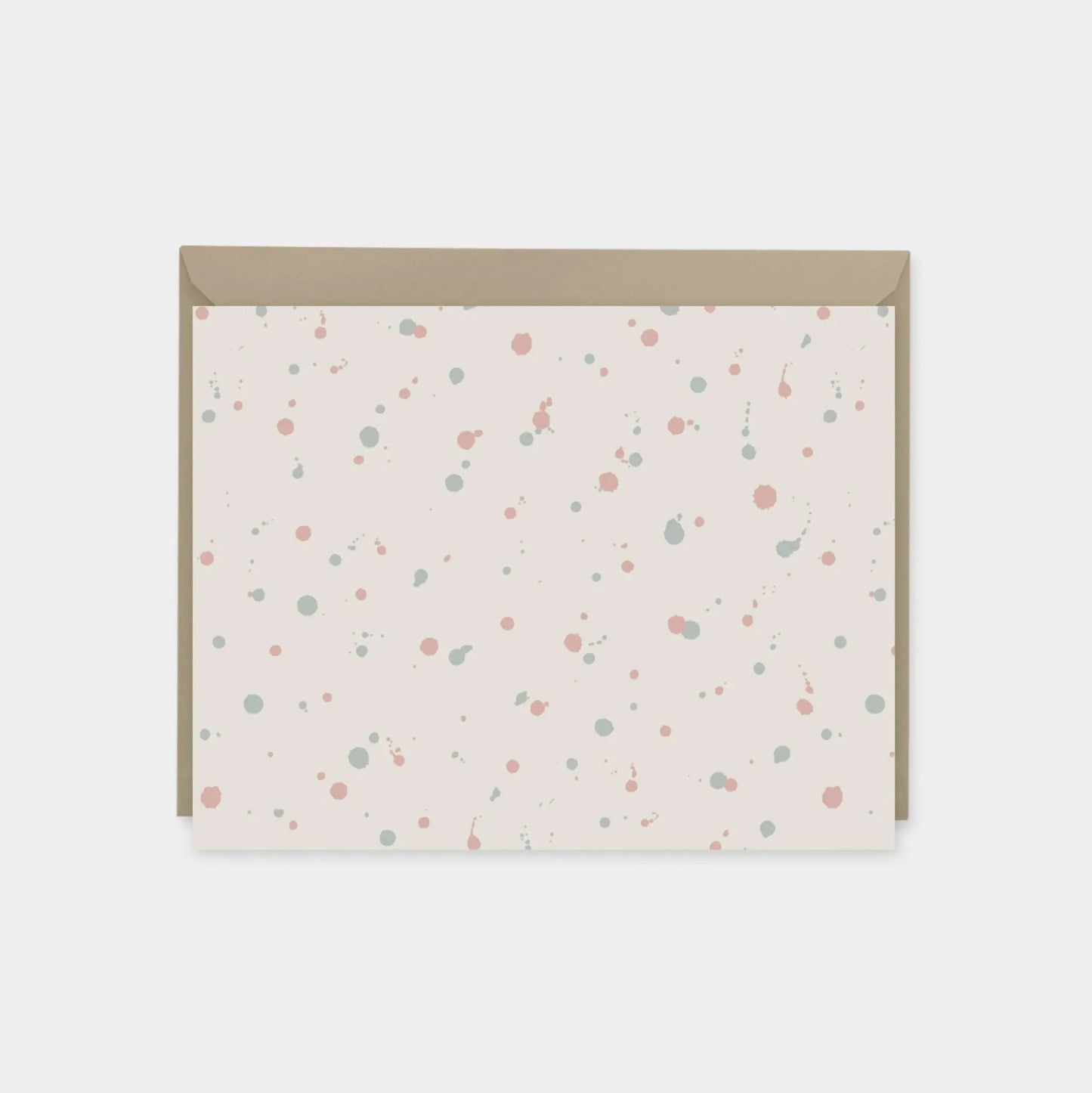 India Ink Splot Card