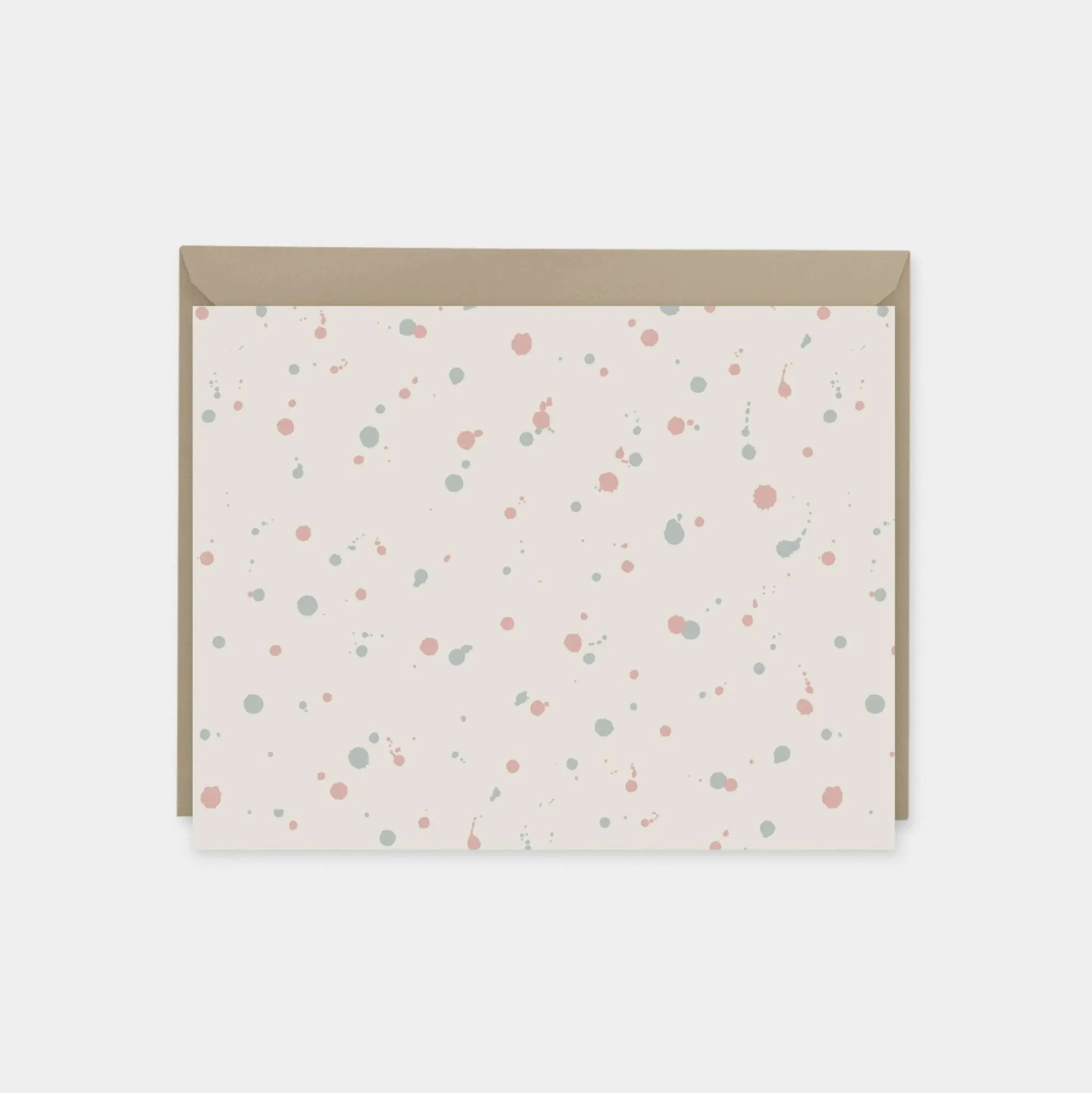 India Ink Splot Card