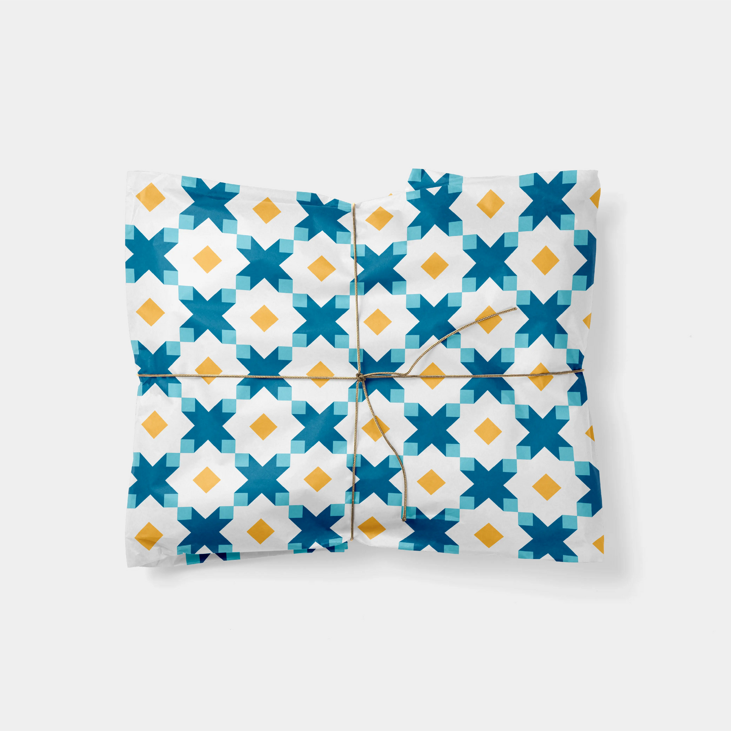 Islamic Geo Tile Gift Wrap, Ramadan
