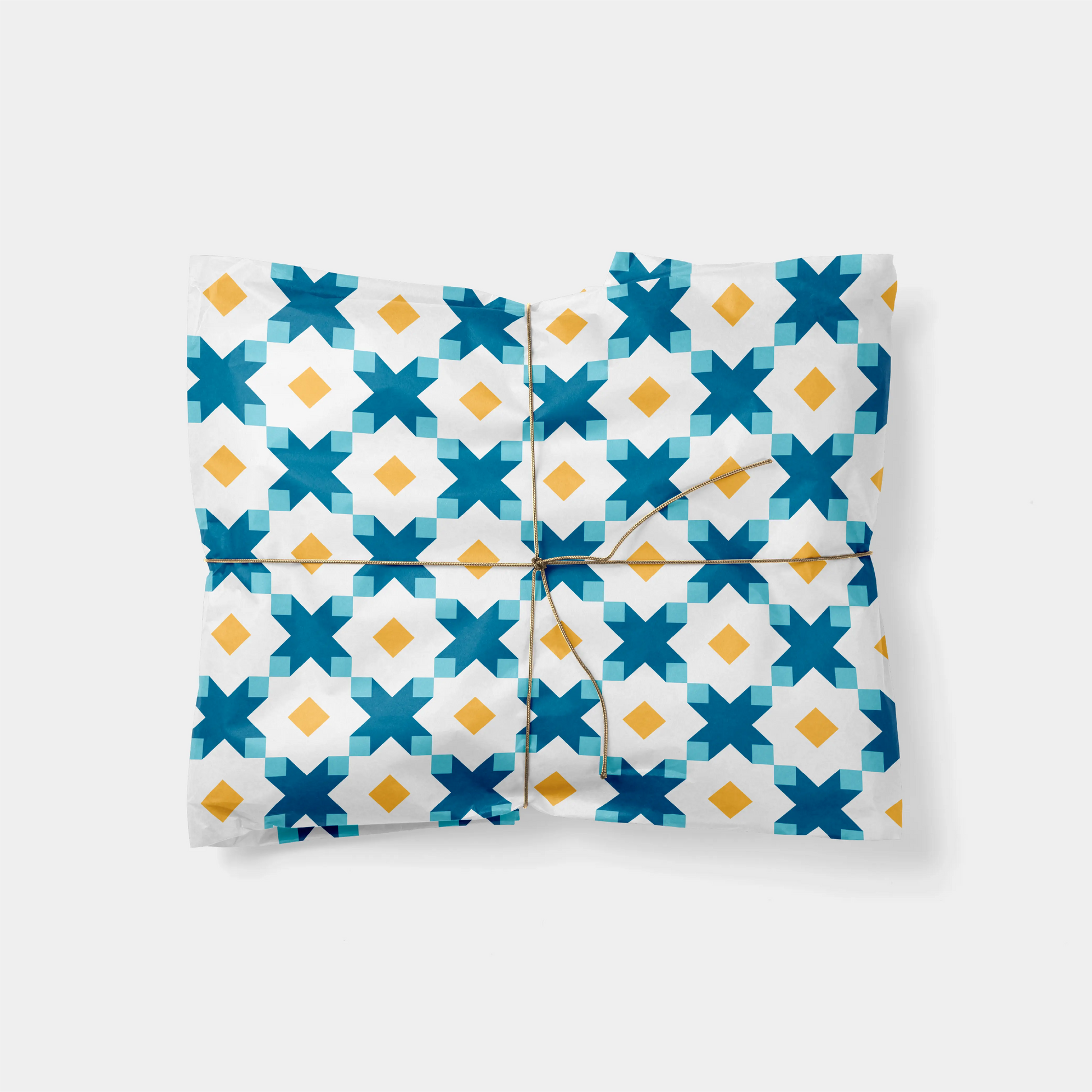 Islamic Geo Tile Gift Wrap, Ramadan
