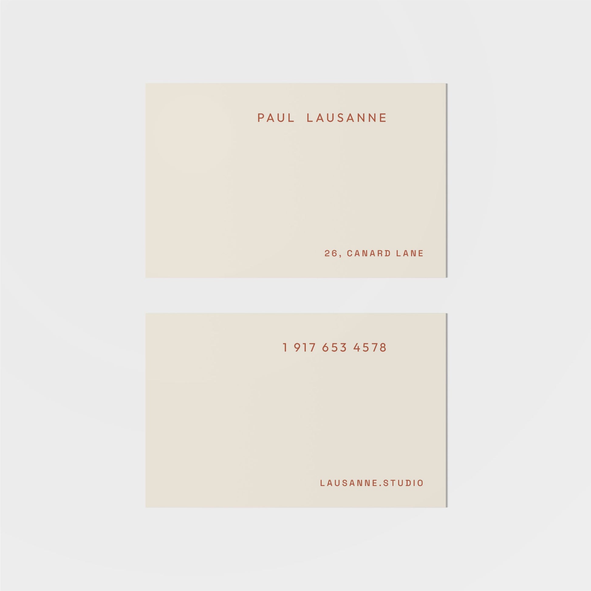 Lausanne Calling Card VII