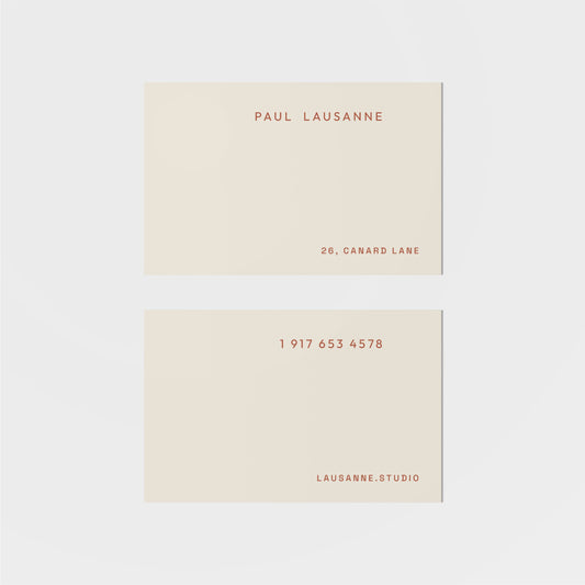 Lausanne Calling Card VII