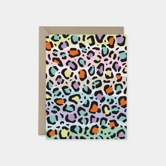 Leopard Print Card