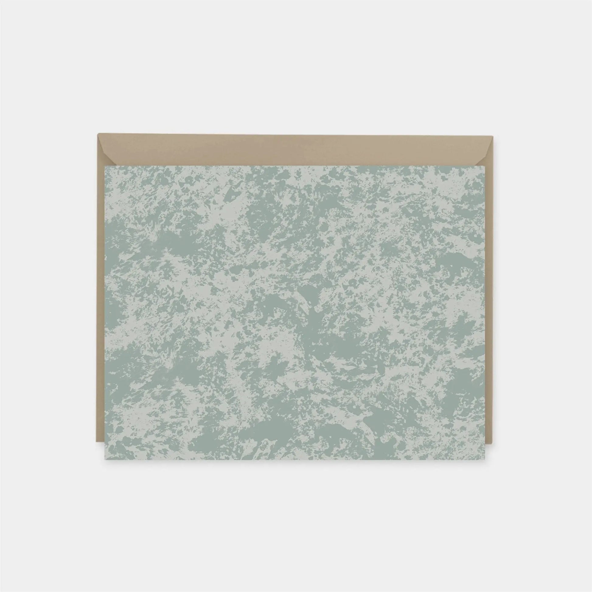 Lichen Green Painted Note Card