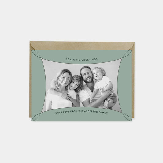 Loop Holiday Photo Card, Minimal Elegant