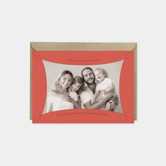 Loop Holiday Photo Card, Minimal Elegant