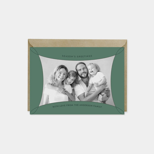 Loop Holiday Photo Card, Minimal Elegant