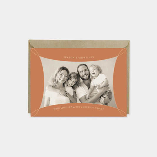 Loop Holiday Photo Card, Minimal Elegant