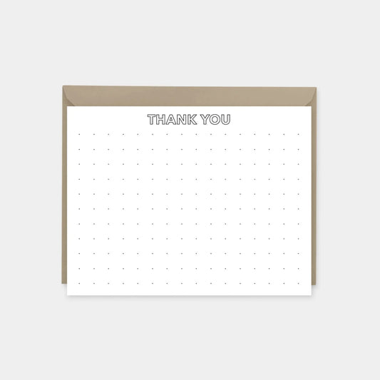 Microdot Square Point Grid Note Cards