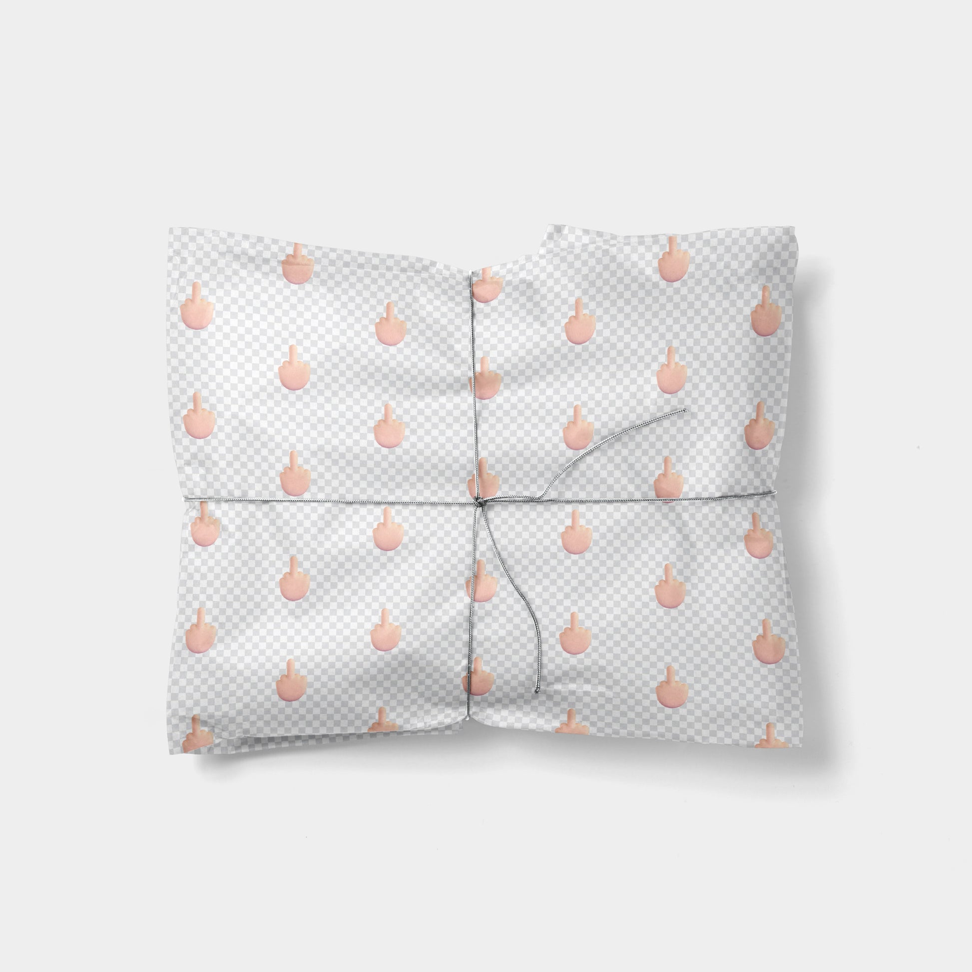 Middle Finger Emoji Gift Wrap