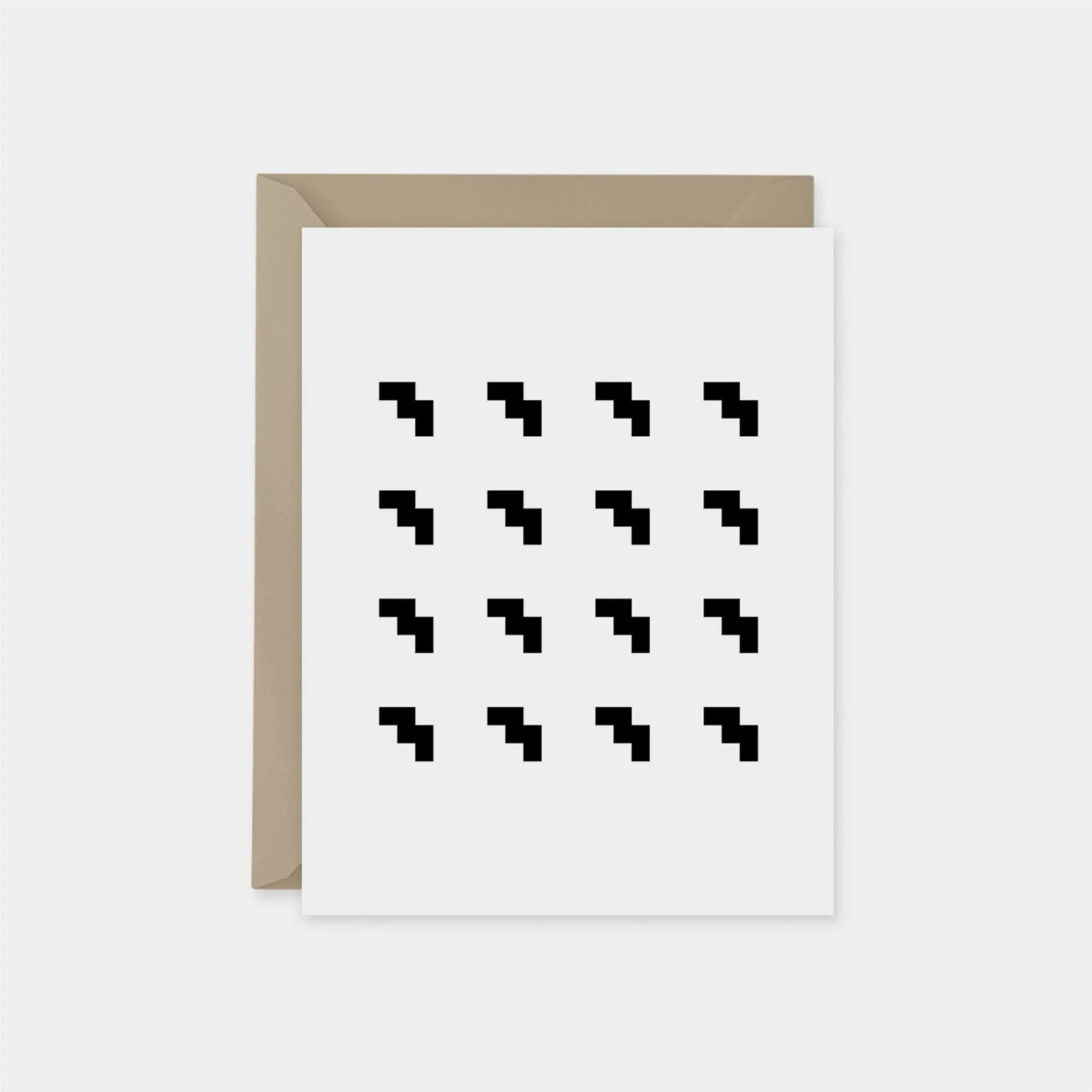 Minimal Modern Black and White Card II