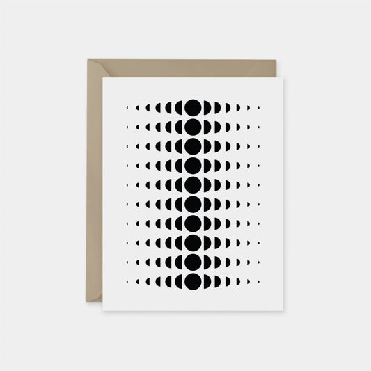 Minimal Modern Black and White Card IX