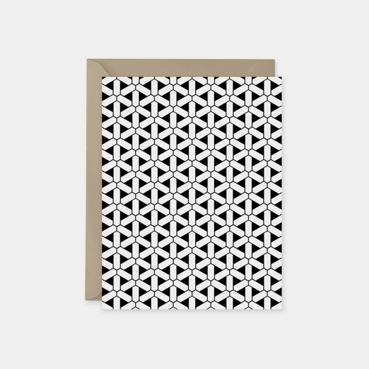 Minimal Modern Black and White Card VI