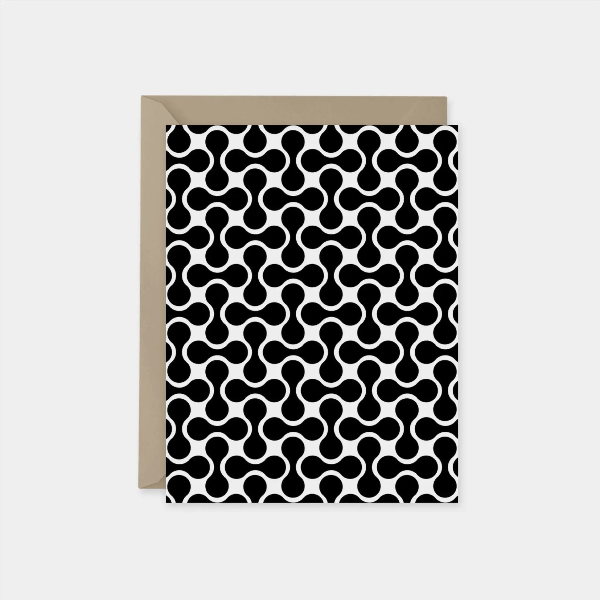Minimal Modern Black and White Card VII