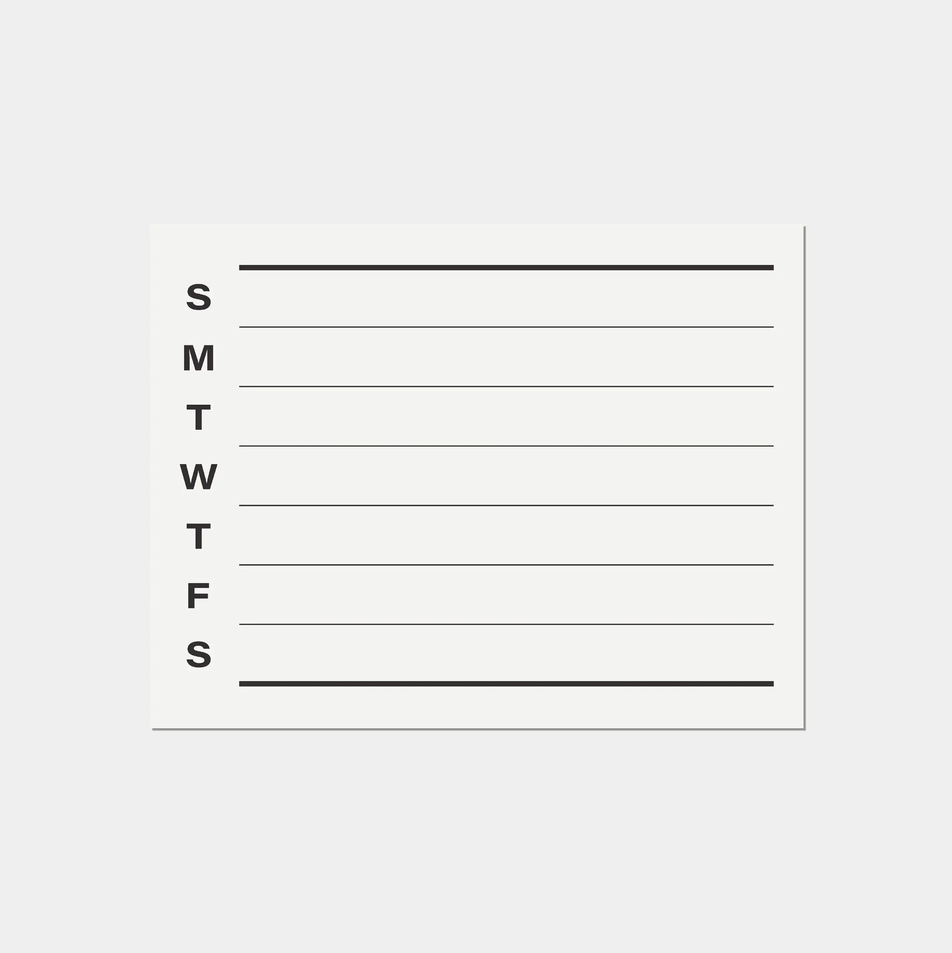 Minimalist Weekly Planner Printable