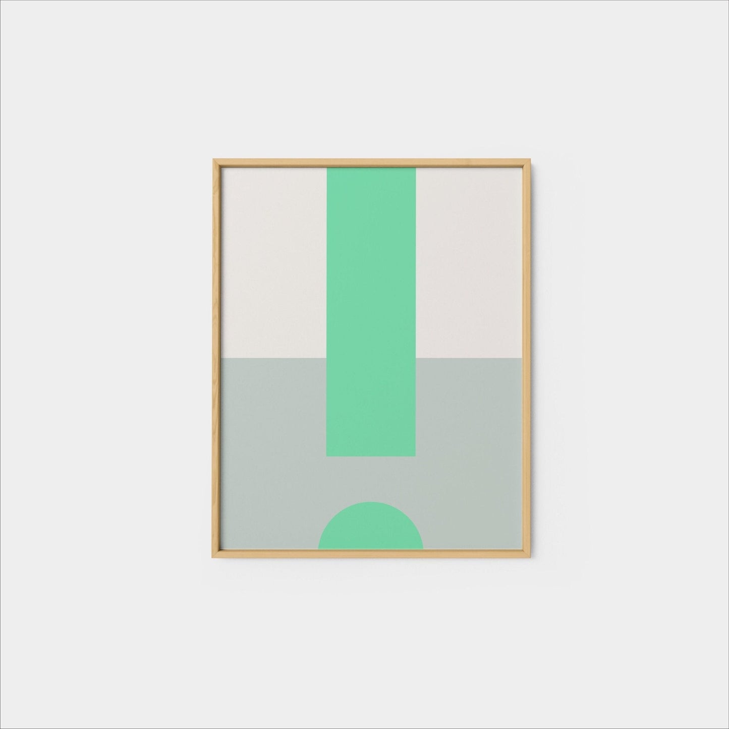 MinMod Colorful Geo Print, Fine Art