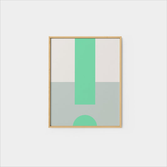 MinMod Colorful Geo Print, Fine Art