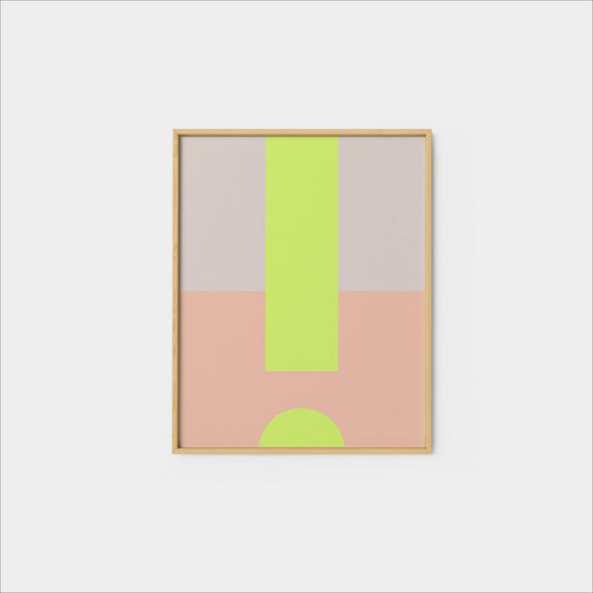 MinMod Colorful Geo Print, Fine Art