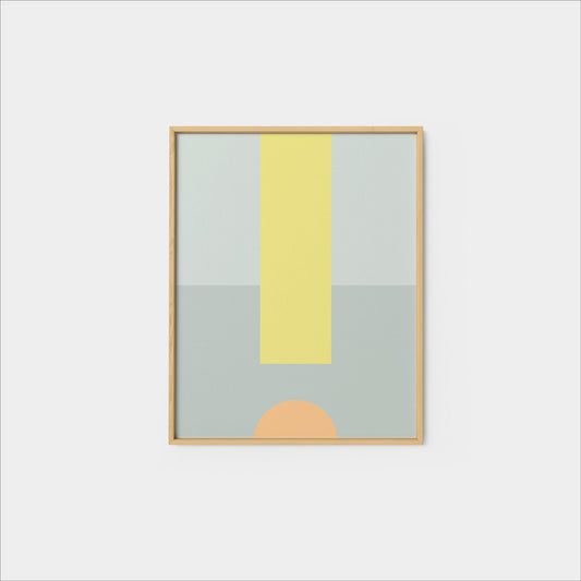 MinMod Colorful Geo Print, Fine Art