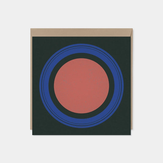Modern Circle Square Art Card II