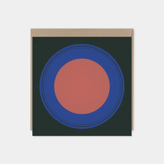 Modern Circle Square Art Card IV