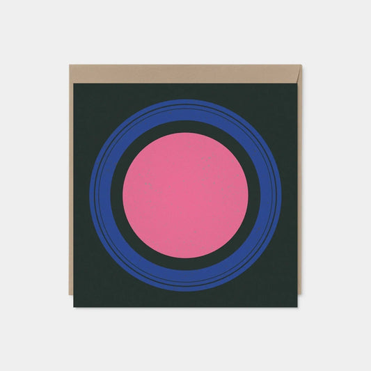 Modern Circle Square Art Card V