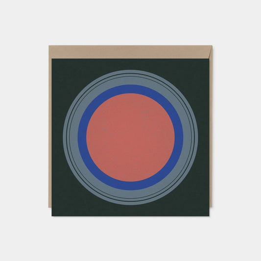 Modern Circle Square Art Card VI